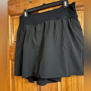 Spanx xl black skirt skort athletic wear black